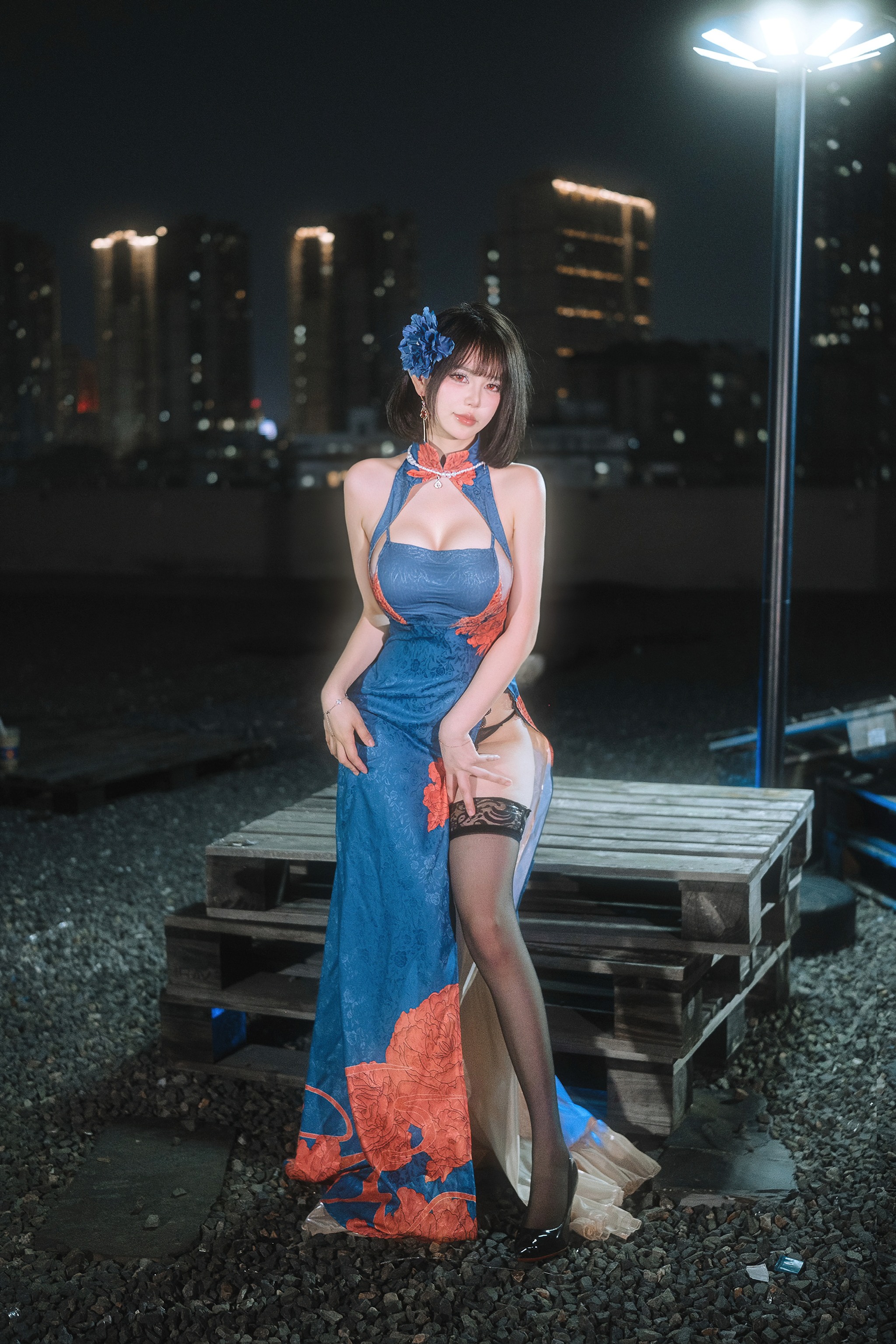 图片[1]-Tina很妖孽呀 – NO.039 碧蓝航线 建武 旗袍 [39P]-XikXak
